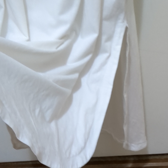 Lululemon Pima Cotton Open-Back White Midi Dress size 12 - Picture 6 of 9